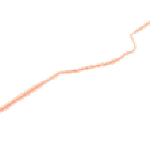 Night-time road noise heatmap for HU15 2GR