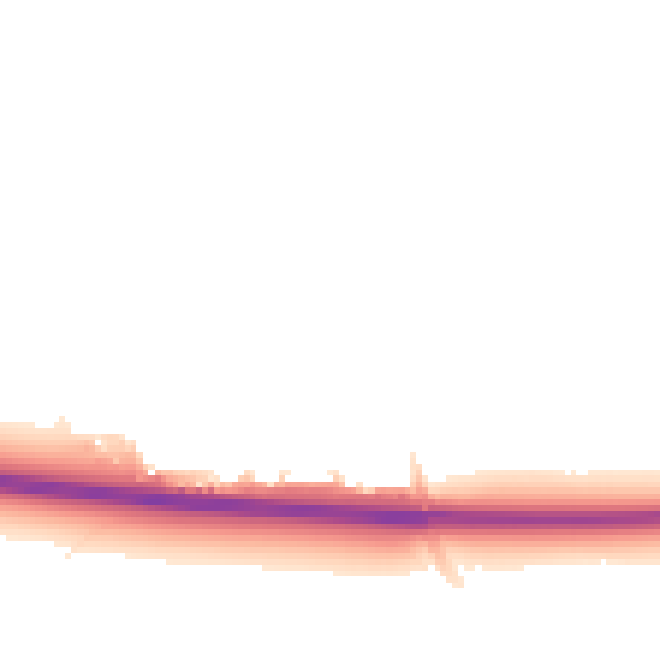 Night-time road noise heatmap for HU15 2HL