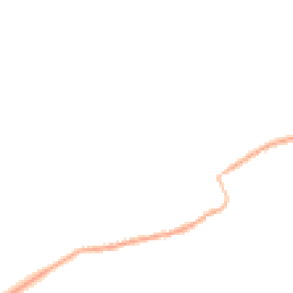 Night-time road noise heatmap for HU15 2NE