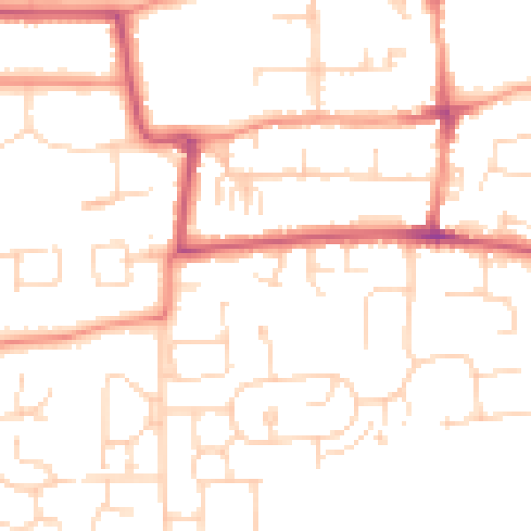 Daytime road noise heatmap for HU16 4AR