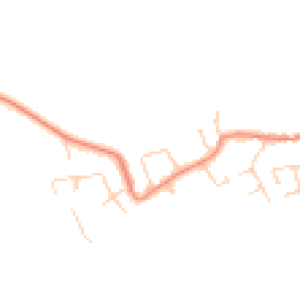 Daytime road noise heatmap for HU16 5TL