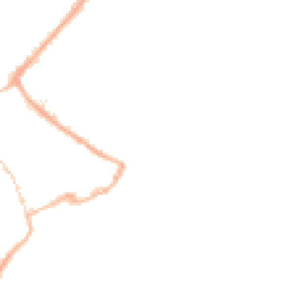 Night-time road noise heatmap for HU17 0AR