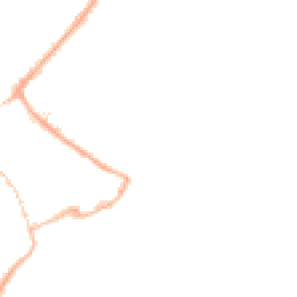 Night-time road noise heatmap for HU17 0DA