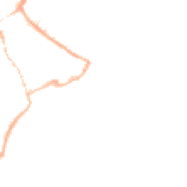 Night-time road noise heatmap for HU17 0DW