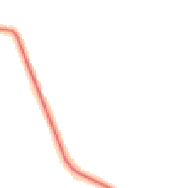 Night-time road noise heatmap for HU17 0SE