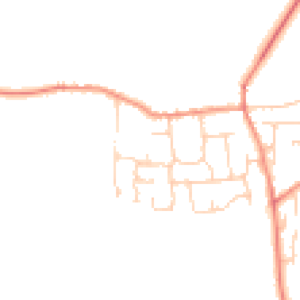 Daytime road noise heatmap for HU17 5LB