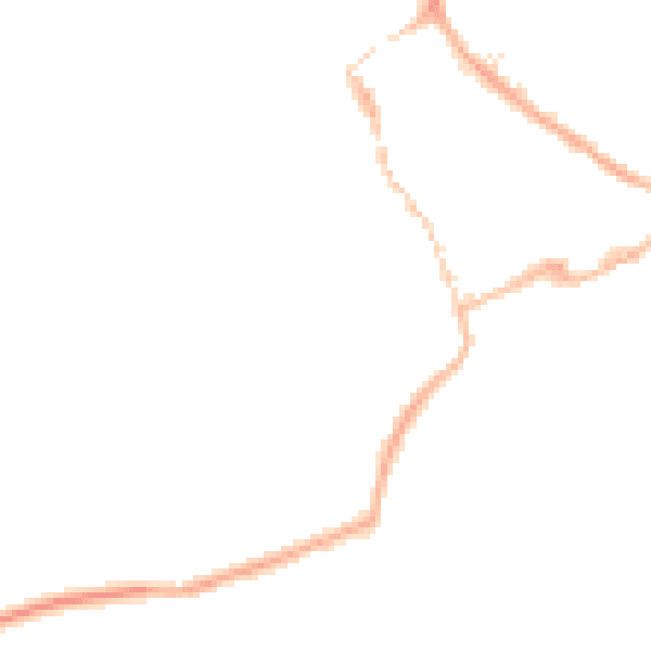 Night-time road noise heatmap for HU17 8LD