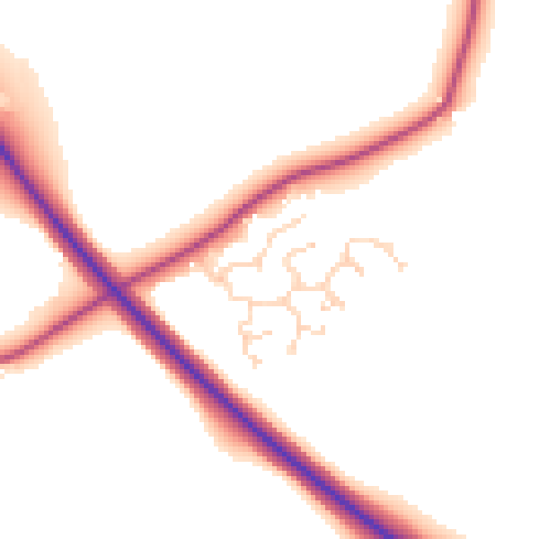 Daytime road noise heatmap for HU17 8XY
