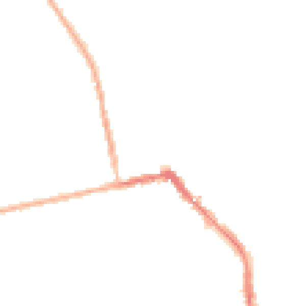 Night-time road noise heatmap for HU19 2AF