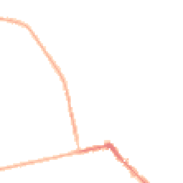 Night-time road noise heatmap for HU19 2AR