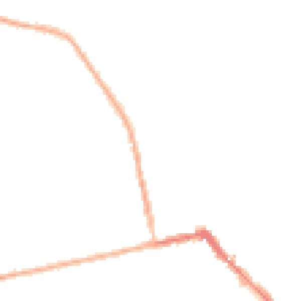 Night-time road noise heatmap for HU19 2AT