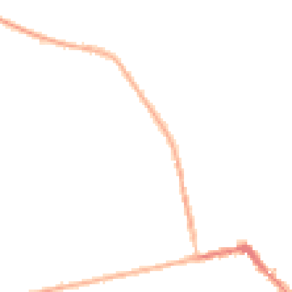 Night-time road noise heatmap for HU19 2AZ