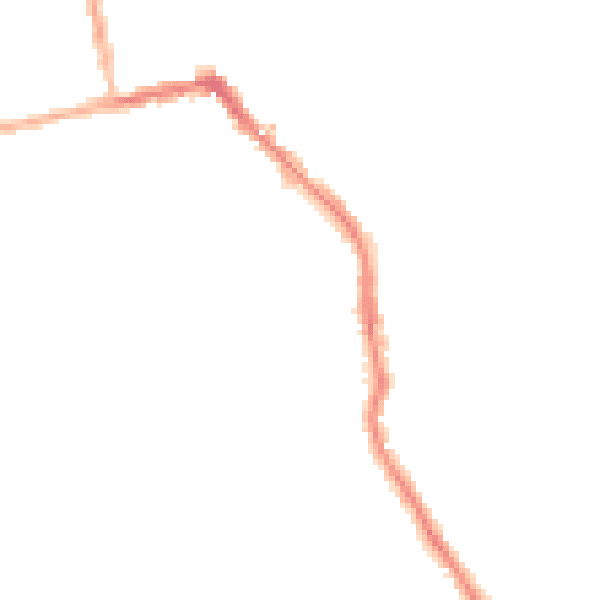 Night-time road noise heatmap for HU19 2BQ