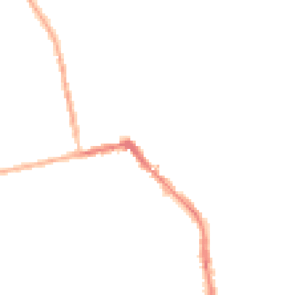 Night-time road noise heatmap for HU19 2DL
