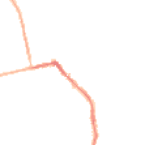 Night-time road noise heatmap for HU19 2DN