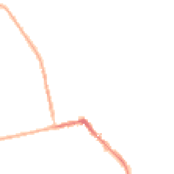 Night-time road noise heatmap for HU19 2DP