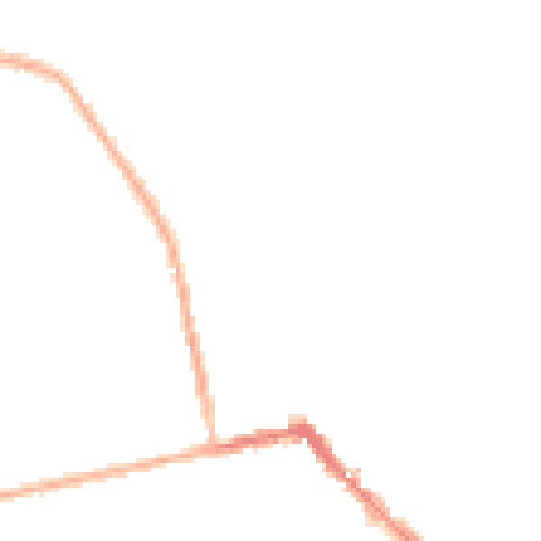 Night-time road noise heatmap for HU19 2DR