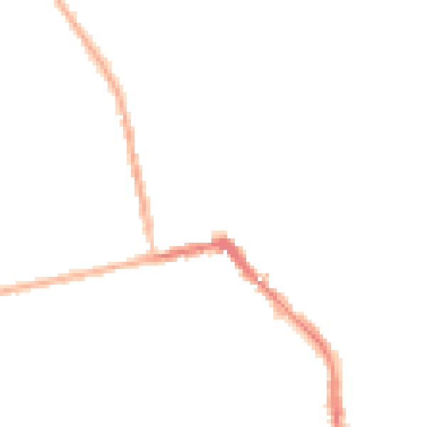 Night-time road noise heatmap for HU19 2FA