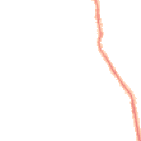 Night-time road noise heatmap for HU19 2LS