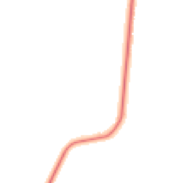 Night-time road noise heatmap for HU19 2SA