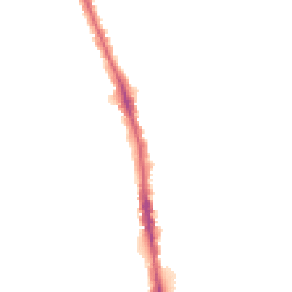 Night-time road noise heatmap for HU5 1AN
