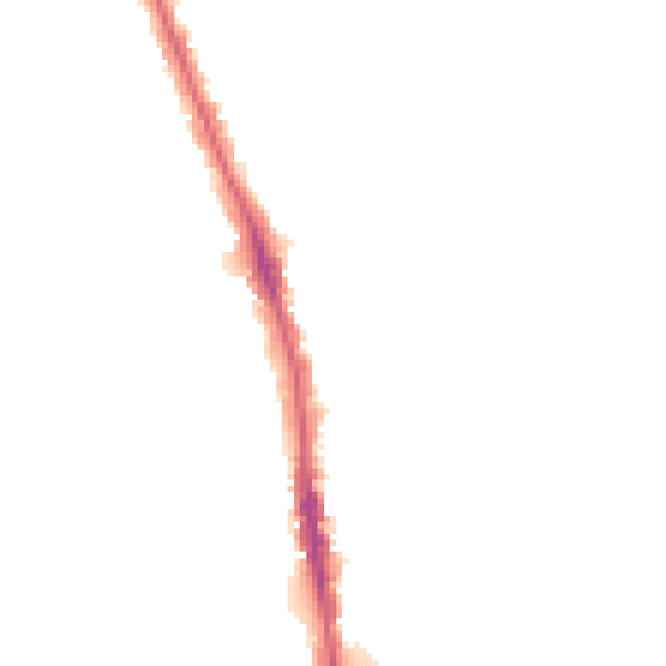 Night-time road noise heatmap for HU5 1AS