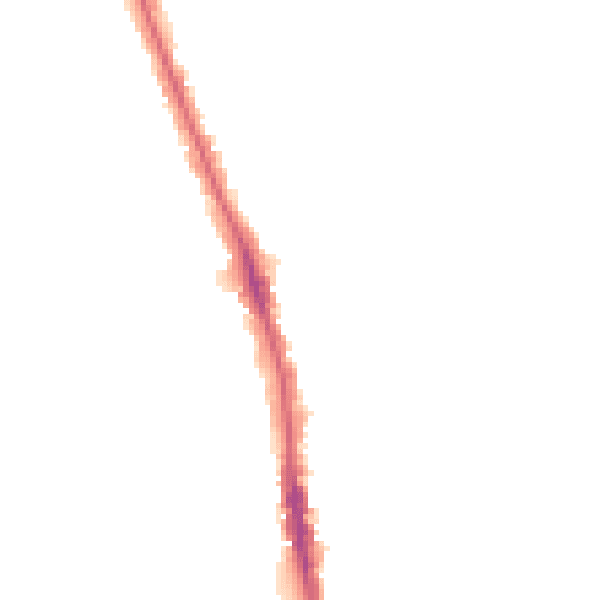 Night-time road noise heatmap for HU5 1AY