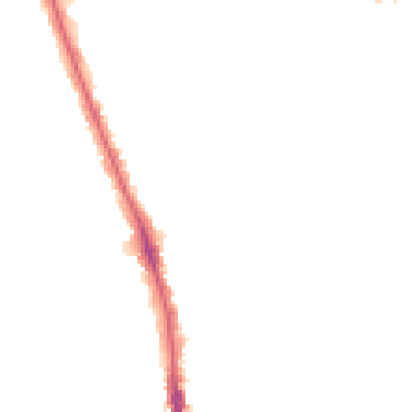 Night-time road noise heatmap for HU5 1BG