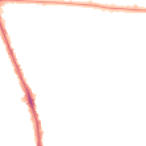 Night-time road noise heatmap for HU5 1DA