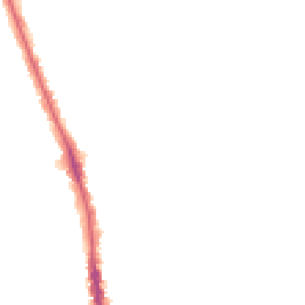 Night-time road noise heatmap for HU5 1DN