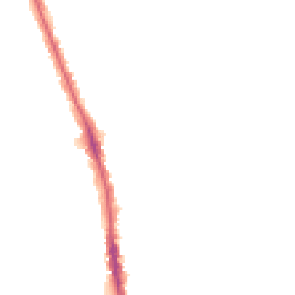 Night-time road noise heatmap for HU5 1DW