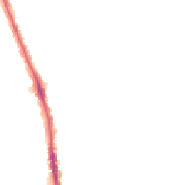 Night-time road noise heatmap for HU5 1EA