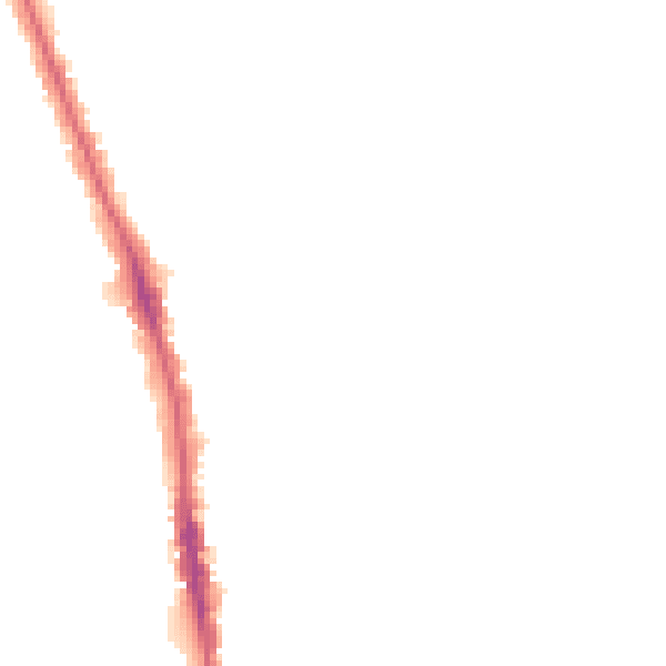 Night-time road noise heatmap for HU5 1EZ