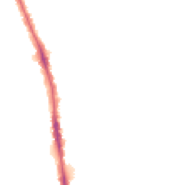 Night-time road noise heatmap for HU5 1JA