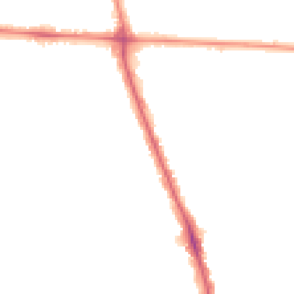 Night-time road noise heatmap for HU5 1LA