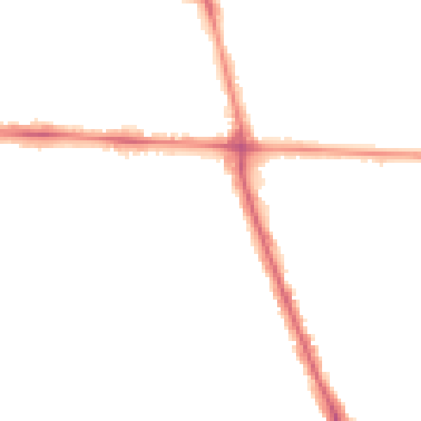 Night-time road noise heatmap for HU5 1LY