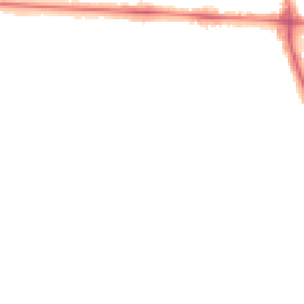 Night-time road noise heatmap for HU5 2HB