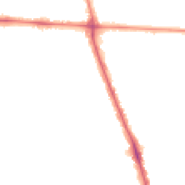 Night-time road noise heatmap for HU5 2NS