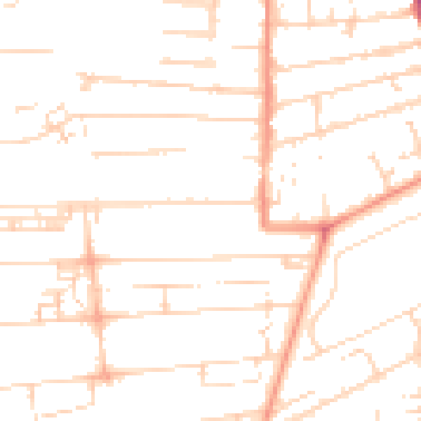 Daytime road noise heatmap for HU5 3AH