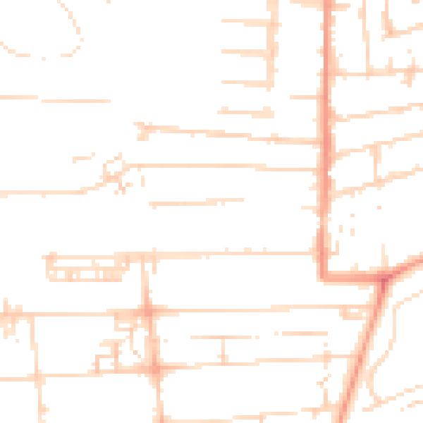 Daytime road noise heatmap for HU5 3BN