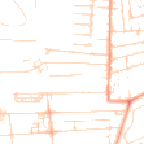 Daytime road noise heatmap for HU5 3BY