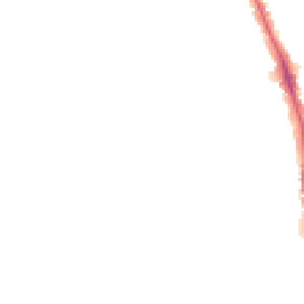 Night-time road noise heatmap for HU5 3DJ