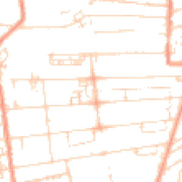Daytime road noise heatmap for HU5 3HA