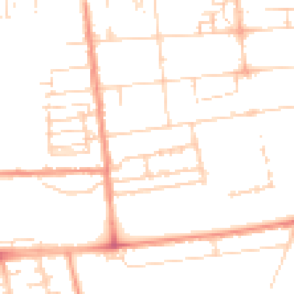 Daytime road noise heatmap for HU5 3PD