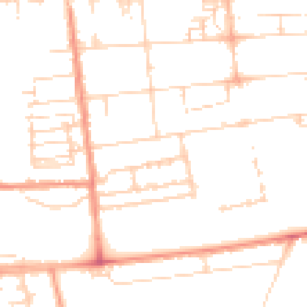 Daytime road noise heatmap for HU5 3PG