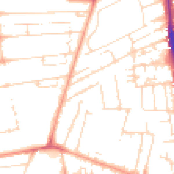Daytime road noise heatmap for HU5 3QE