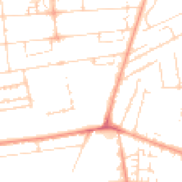 Daytime road noise heatmap for HU5 3RH