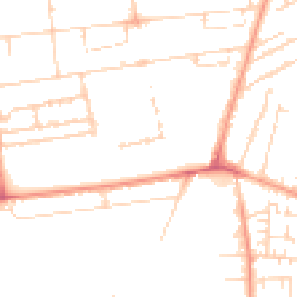 Daytime road noise heatmap for HU5 3SD
