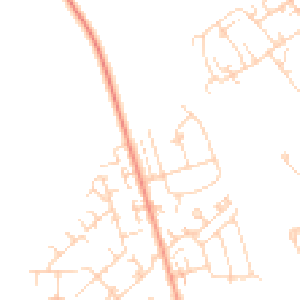 Daytime road noise heatmap for HU5 5SL