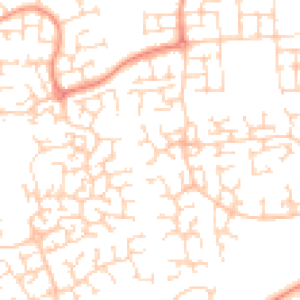 Daytime road noise heatmap for HU7 3HF